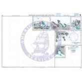 British Admiralty Nautical Chart 1416: Anchorages on the North West Coast of New Guinea